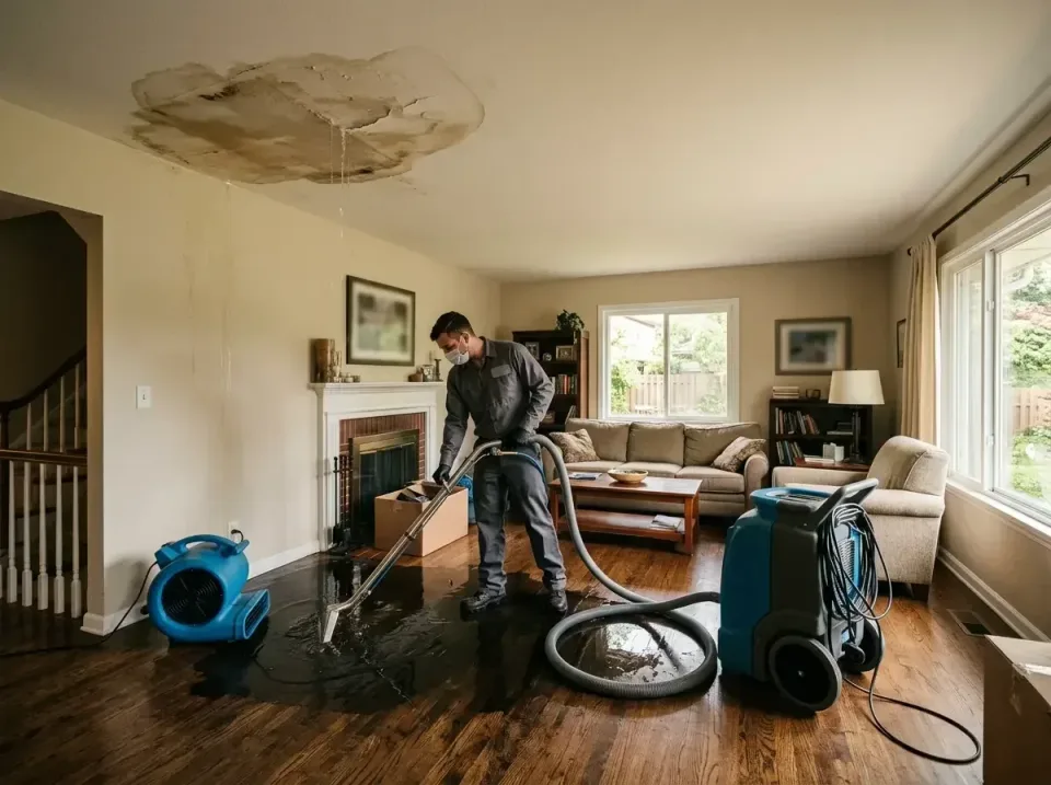 attic-pipe-burst-ceiling-drip-008 — frequently asked questions, Water Damage Restoration & Carpet Care in Clinton, MO